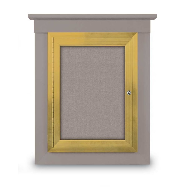 Sliding Glass Enclosed Letterboard, 60"x3